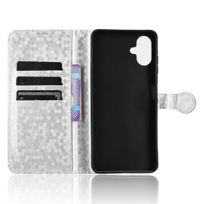 For Samsung Galaxy A06 Wallet Case Dot Pattern Imprint PU Leather Phone Cover