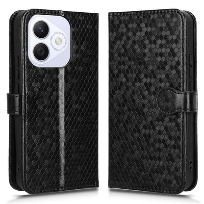 For Honor X60i 5G Wallet Case Dot Pattern Imprint PU Leather Phone Cover