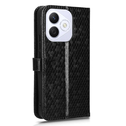 For Honor X60i 5G Wallet Case Dot Pattern Imprint PU Leather Phone Cover
