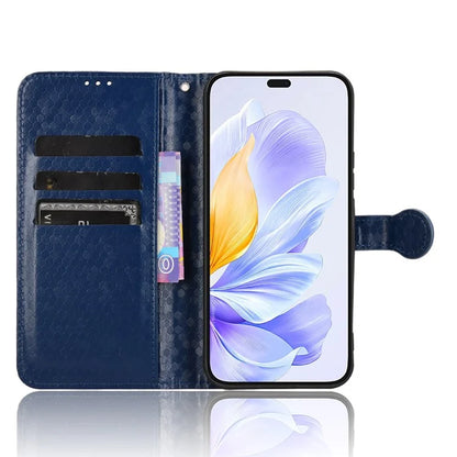 For Honor X60i 5G Wallet Case Dot Pattern Imprint PU Leather Phone Cover