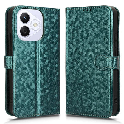 For Honor X60i 5G Wallet Case Dot Pattern Imprint PU Leather Phone Cover