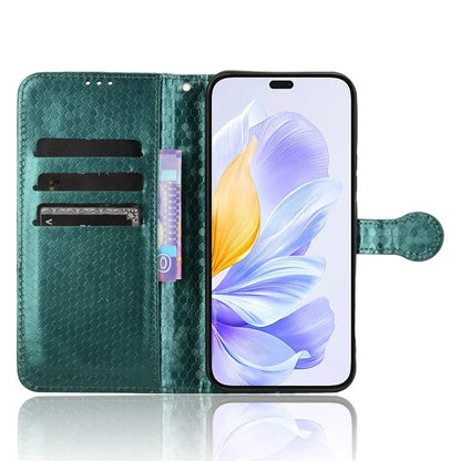 For Honor X60i 5G Wallet Case Dot Pattern Imprint PU Leather Phone Cover
