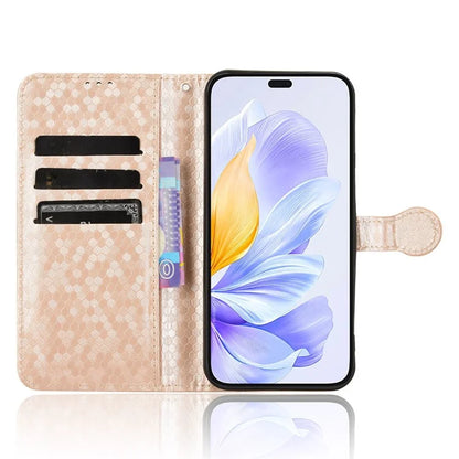 For Honor X60i 5G Wallet Case Dot Pattern Imprint PU Leather Phone Cover