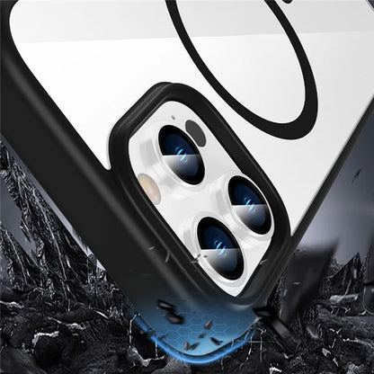 For iPhone 16 Pro Max Case Clear Phone Cover PC +TPU Compatible with MagSafe