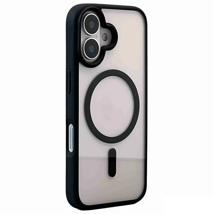 For iPhone 16 Plus Clear Phone Case PC +TPU Back Cover Compatible with MagSafe