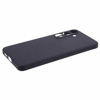 For Samsung Galaxy S24 FE Case 1500D Coarse Texture Aramid Fiber Phone Cover Precision Cut-Out - Black