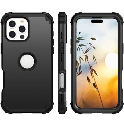 L-Style For iPhone 16 Pro Max Case Shockproof PC + TPU Phone Back Cover