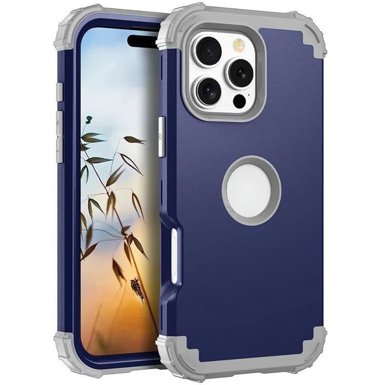 L-Style For iPhone 16 Pro Case Shockproof PC + TPU Phone Back Cover