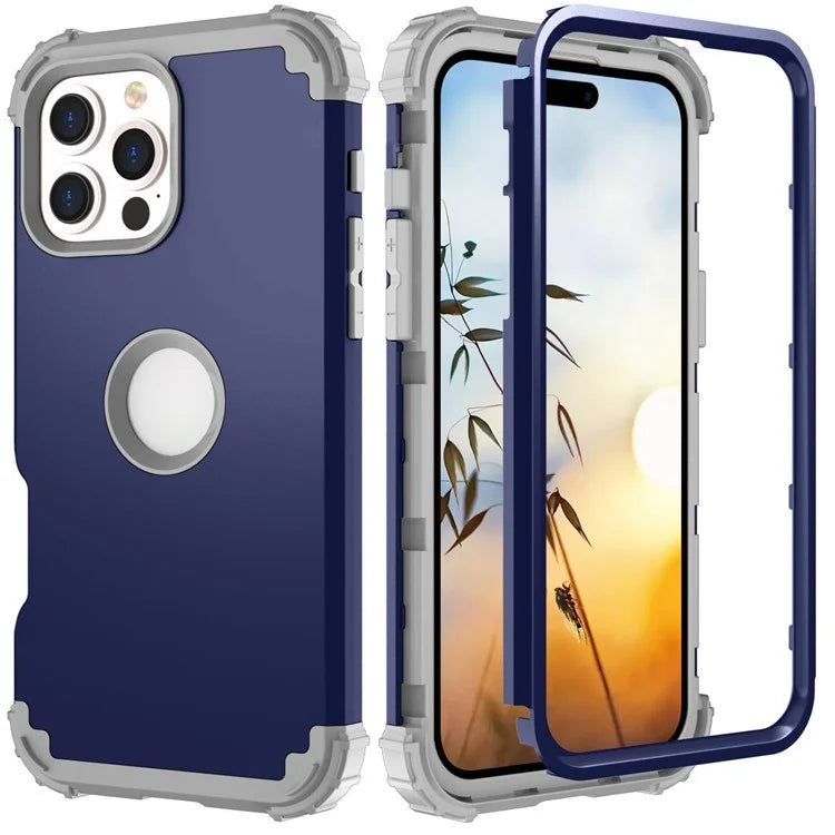 L-Style For iPhone 16 Pro Case Shockproof PC + TPU Phone Back Cover
