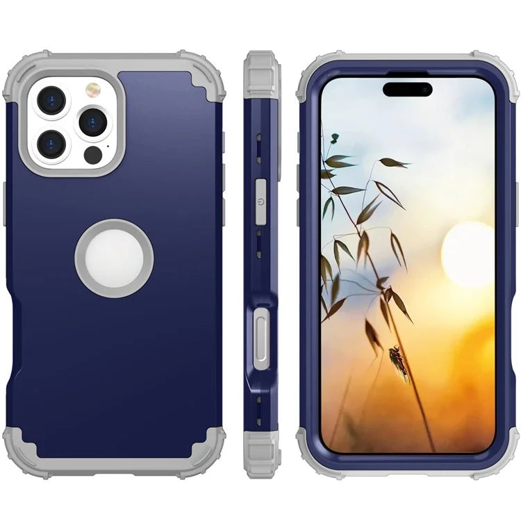 L-Style For iPhone 16 Pro Case Shockproof PC + TPU Phone Back Cover