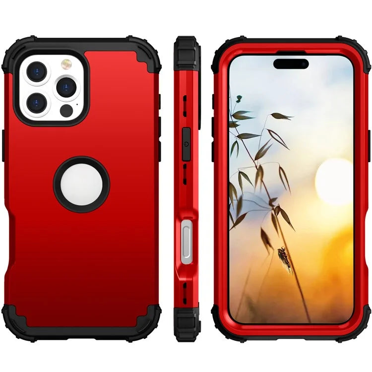 L-Style For iPhone 16 Pro Case Shockproof PC + TPU Phone Back Cover