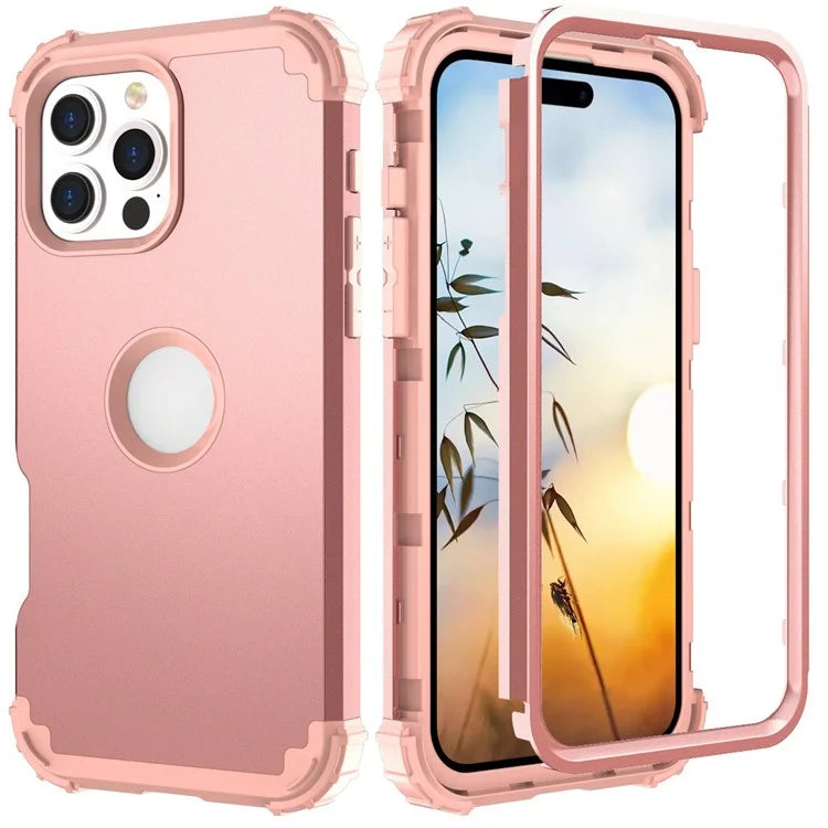 L-Style For iPhone 16 Pro Case Shockproof PC + TPU Phone Back Cover