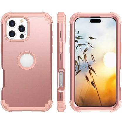 L-Style For iPhone 16 Pro Case Shockproof PC + TPU Phone Back Cover