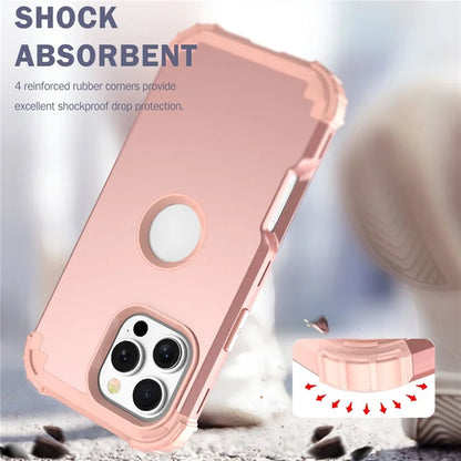 L-Style For iPhone 16 Pro Case Shockproof PC + TPU Phone Back Cover