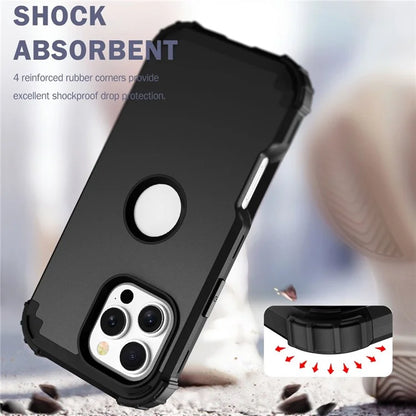 L-Style For iPhone 16 Pro Case Shockproof PC + TPU Phone Back Cover