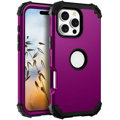 L-Style For iPhone 16 Pro Case Shockproof PC + TPU Phone Back Cover