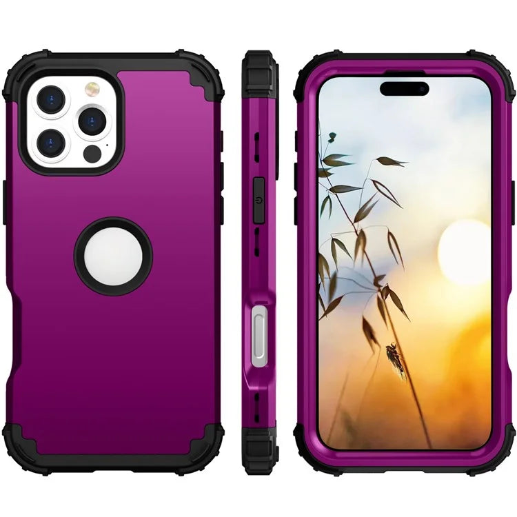 L-Style For iPhone 16 Pro Case Shockproof PC + TPU Phone Back Cover
