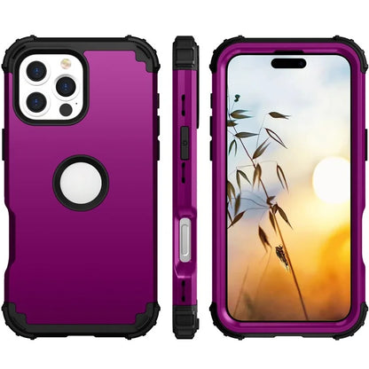L-Style For iPhone 16 Pro Case Shockproof PC + TPU Phone Back Cover