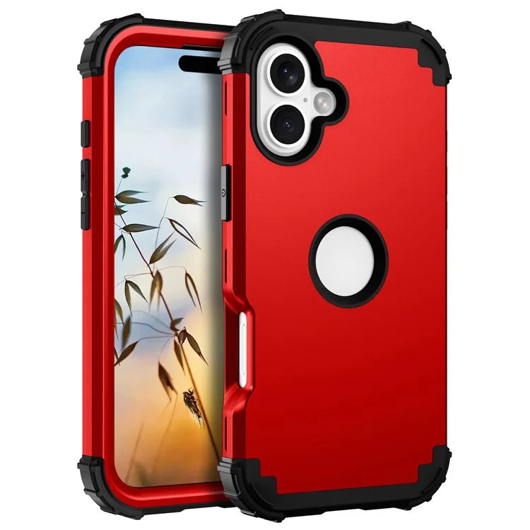 L-Style For iPhone 16 Plus Case Shockproof PC + TPU Phone Back Cover