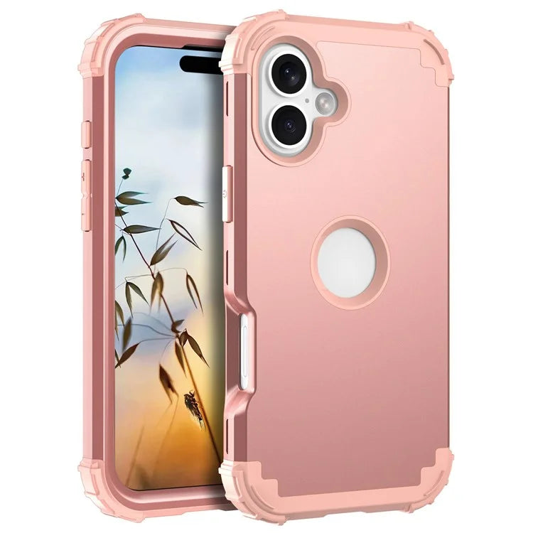 L-Style For iPhone 16 Plus Case Shockproof PC + TPU Phone Back Cover