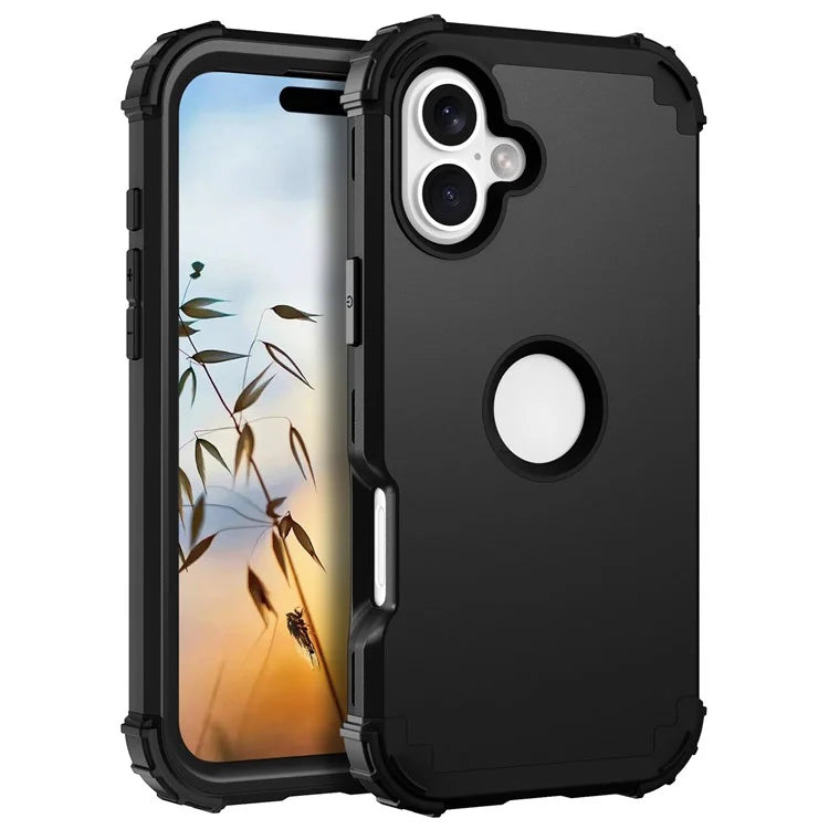 L-Style For iPhone 16 Plus Case Shockproof PC + TPU Phone Back Cover