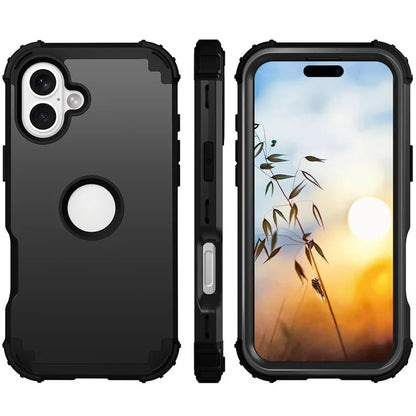 L-Style For iPhone 16 Plus Case Shockproof PC + TPU Phone Back Cover