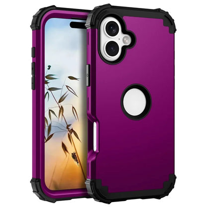 L-Style For iPhone 16 Plus Case Shockproof PC + TPU Phone Back Cover