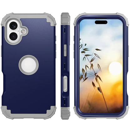 L-Style For iPhone 16 Case Shockproof PC + TPU Phone Back Cover