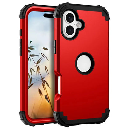 L-Style For iPhone 16 Case Shockproof PC + TPU Phone Back Cover