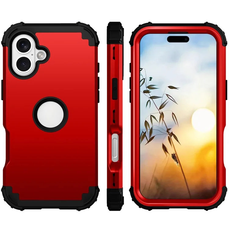 L-Style For iPhone 16 Case Shockproof PC + TPU Phone Back Cover