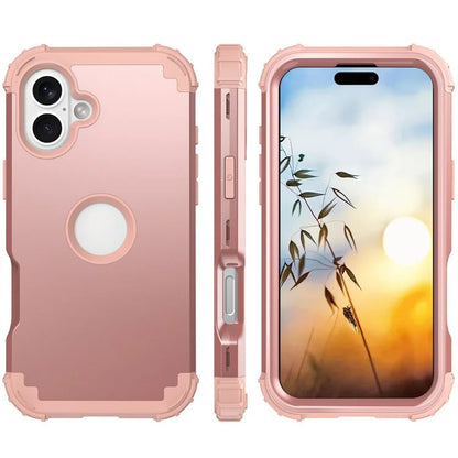 L-Style For iPhone 16 Case Shockproof PC + TPU Phone Back Cover
