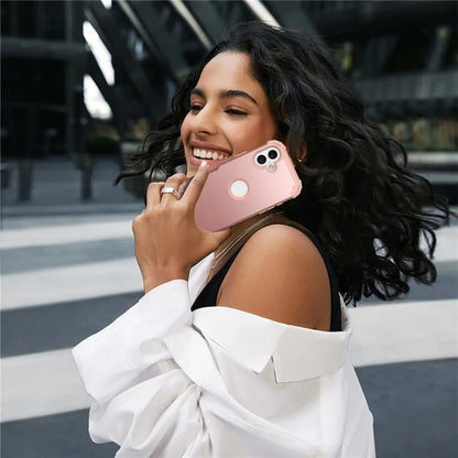 L-Style For iPhone 16 Case Shockproof PC + TPU Phone Back Cover