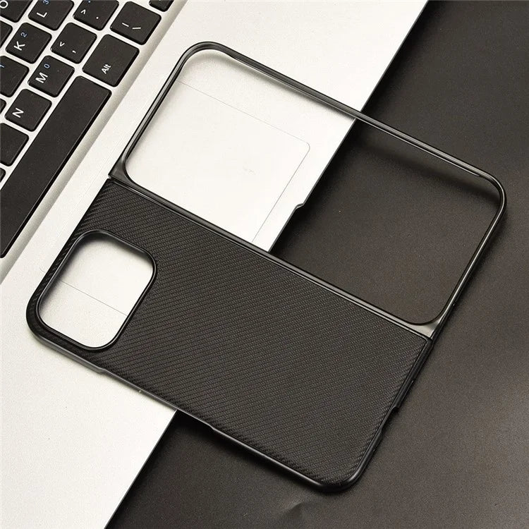 For Google Pixel 9 Pro Fold 5G Case Carbon Fiber Texture Shockproof PU+PC Phone Cover
