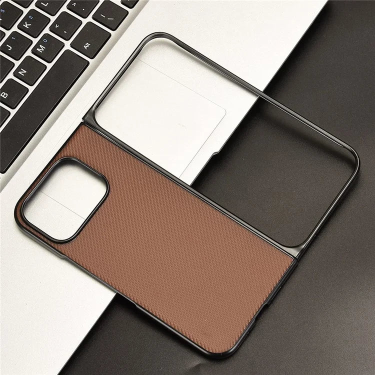 For Google Pixel 9 Pro Fold 5G Case Carbon Fiber Texture Shockproof PU+PC Phone Cover