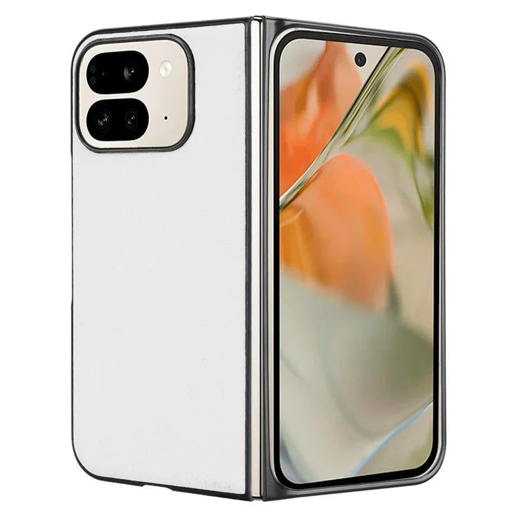 For Google Pixel 9 Pro Fold 5G Case Carbon Fiber Texture Shockproof PU+PC Phone Cover