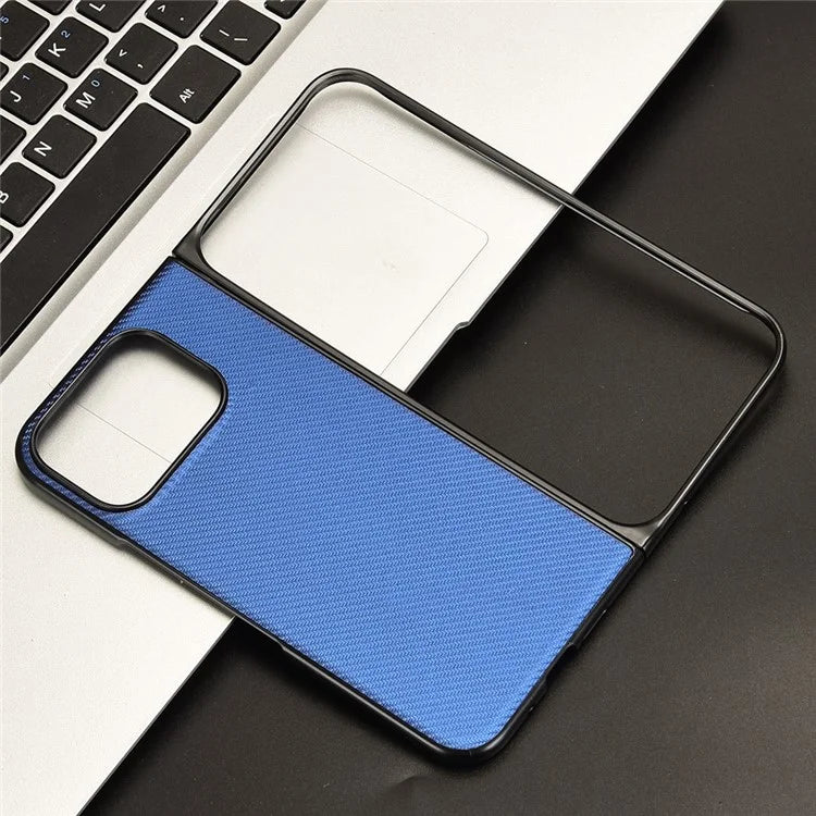 For Google Pixel 9 Pro Fold 5G Case Carbon Fiber Texture Shockproof PU+PC Phone Cover