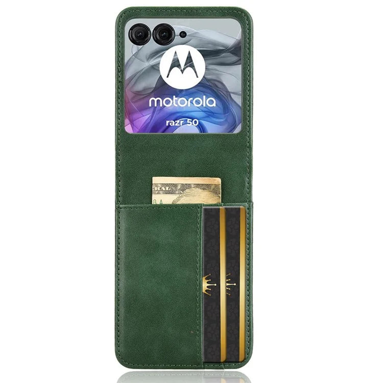 For Motorola Razr 50 5G Wallet Case Shockproof Leather Phone Cover
