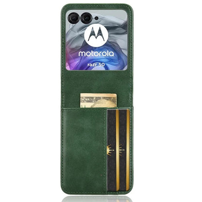 For Motorola Razr 50 5G Wallet Case Shockproof Leather Phone Cover