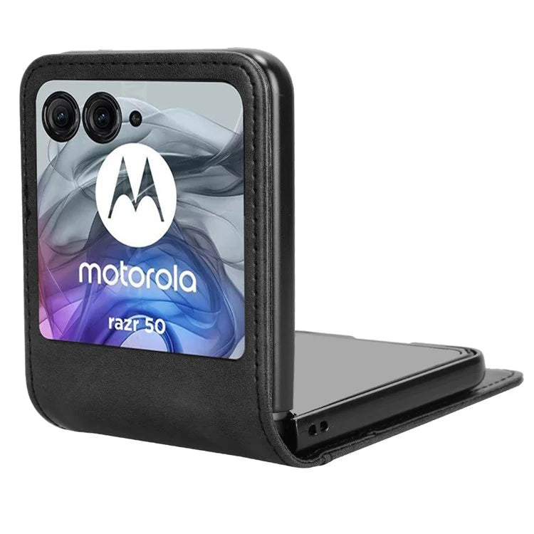 For Motorola Razr 50 5G Wallet Case Shockproof Leather Phone Cover