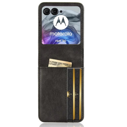 For Motorola Razr 50 5G Wallet Case Shockproof Leather Phone Cover