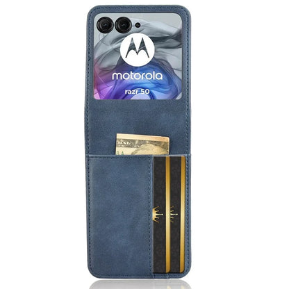 For Motorola Razr 50 5G Wallet Case Shockproof Leather Phone Cover