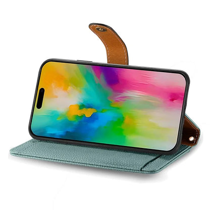 For iPhone 16 Case RFID Blocking Zipper Pocket Leather Wallet Phone Cover