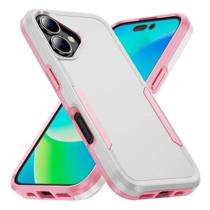 For iPhone 16 Case PC+TPU Military Grade Drop Protective Phone Cover