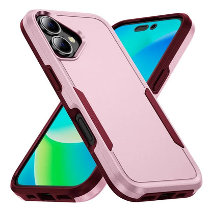 For iPhone 16 Case PC+TPU Military Grade Drop Protective Phone Cover