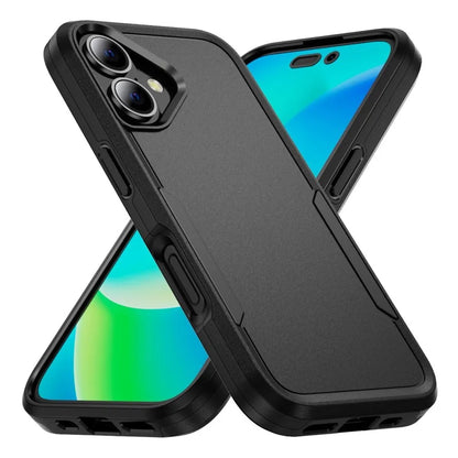 For iPhone 16 Case PC+TPU Military Grade Drop Protective Phone Cover