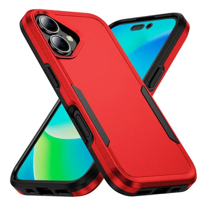 For iPhone 16 Case PC+TPU Military Grade Drop Protective Phone Cover