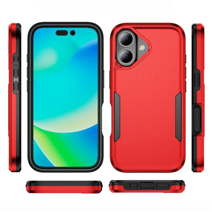 For iPhone 16 Case PC+TPU Military Grade Drop Protective Phone Cover