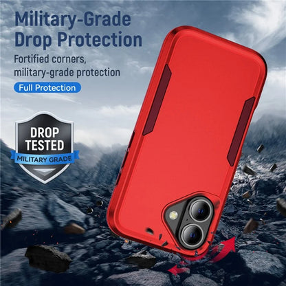 For iPhone 16 Case PC+TPU Military Grade Drop Protective Phone Cover