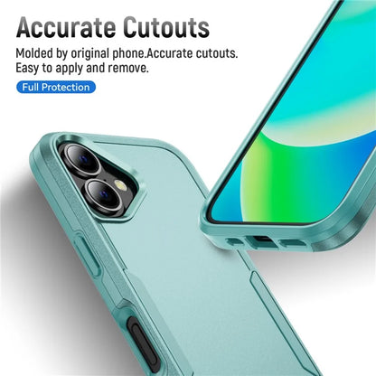 For iPhone 16 Case PC+TPU Military Grade Drop Protective Phone Cover