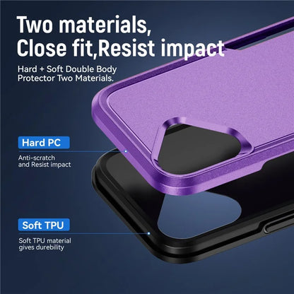 For iPhone 16 Case PC+TPU Military Grade Drop Protective Phone Cover